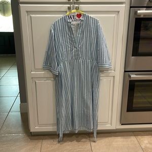 Size large, Beau and Ro, striped dress